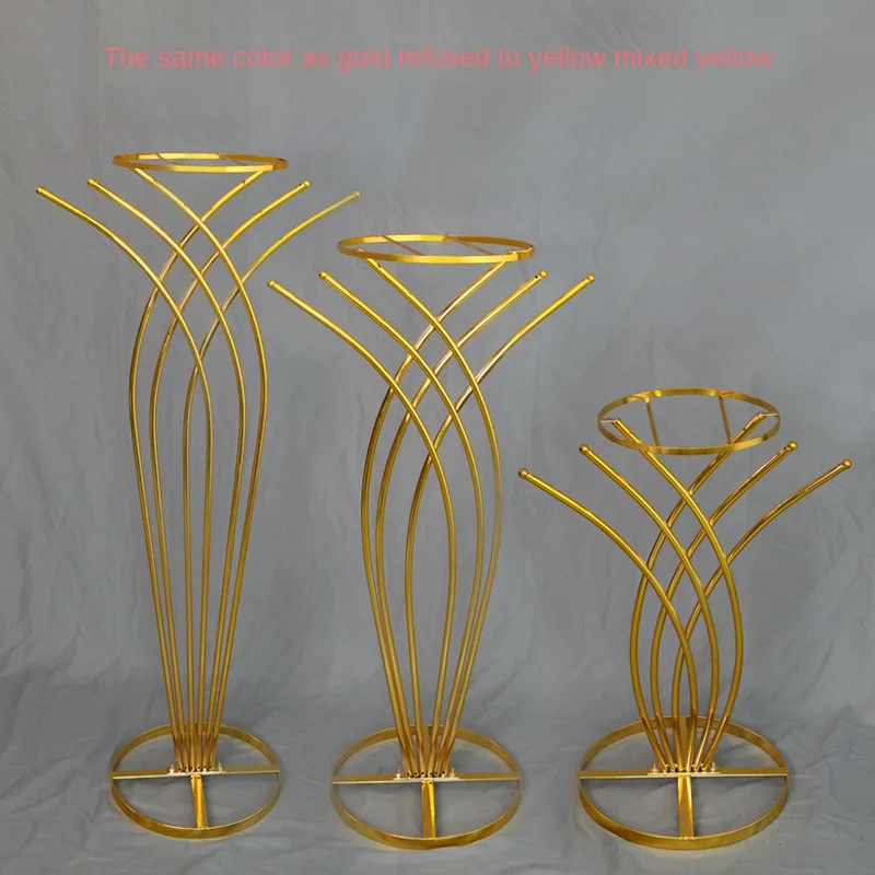 High Quality Iron Mermaid Table Road Lead Ornament Modern Wedding Props - Fish Beauty Flower Stand Wedding Tableware