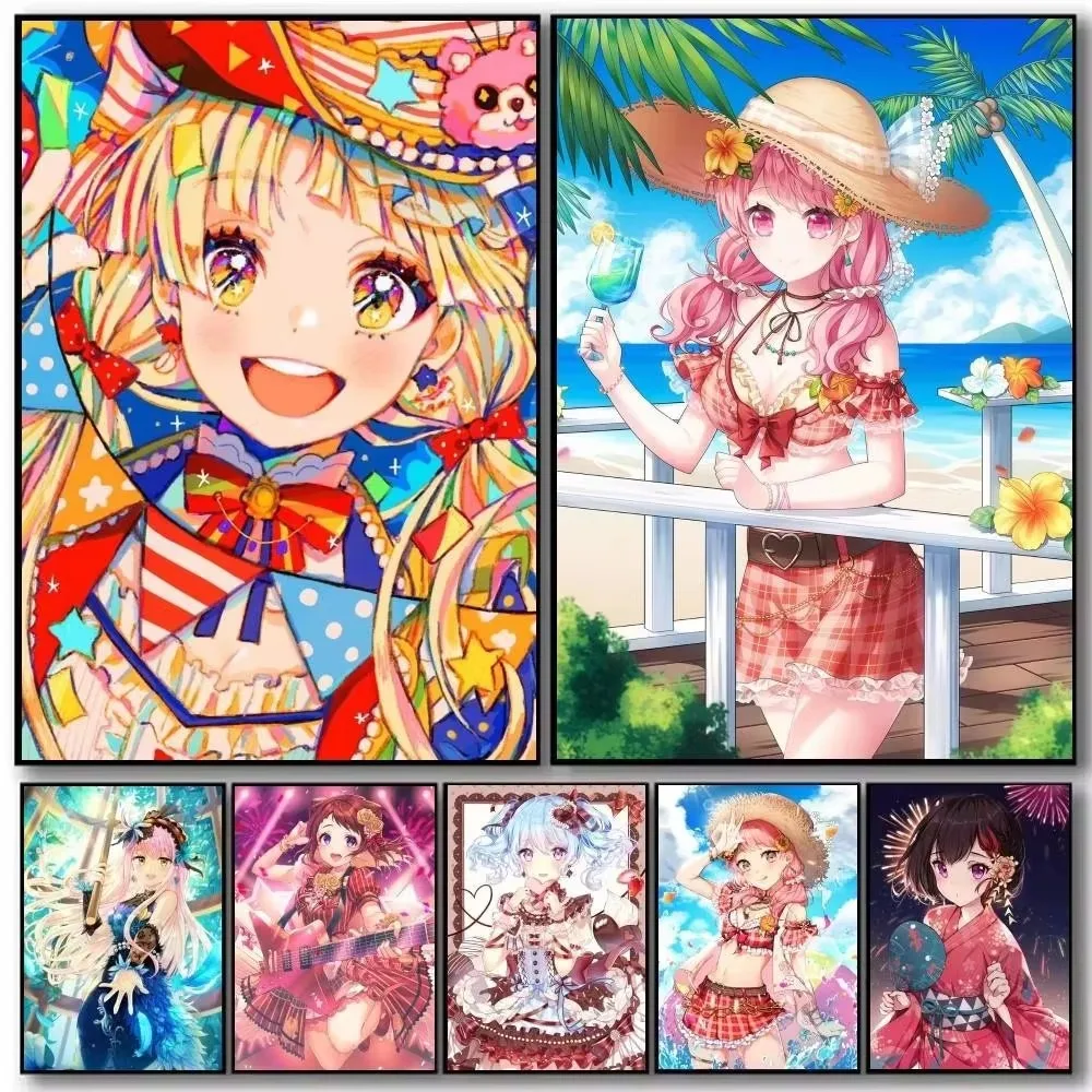 Anime BanG Dream! Jigsaw Puzzle 500/1000/1200/2000PCS Cute Anime Character Picture DIY Assembly Home Decoration Holiday Gift