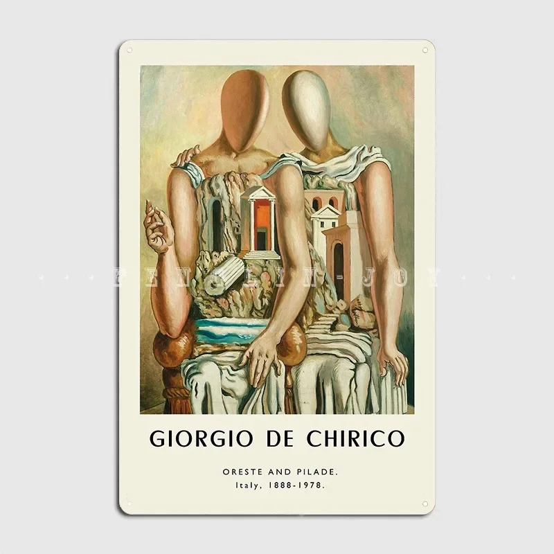 Плакат Giorgio De Chirico O hindi И Пилада Металлическая табличка Плакат Настроить Настенный декор Бар Пещера Клуб Вечеринка Оловянная вывеска Плакаты Плакат Giorgio De Chirico O hindi И Пилада Металлическая табличка Плакат Настроить Настенный декор Бар Пещера Клуб Вечеринка Оловянная вывеска Плакаты