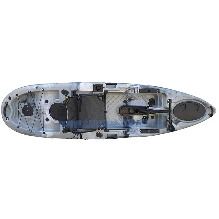 

Туризм Рыбалка Педаль Драйв Каяк Одиночное сидение на вершине Каноэ Лодка с педалями Оптовая продажа