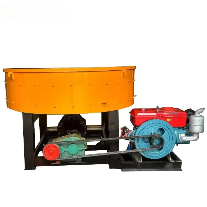 

Factory direct sales diesel 500L/750L/1000L sand large capacity concrete mixer vertical concrete cement pot mixer for sale