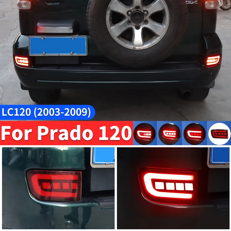 

For 2003-2009 Toyota Land Cruiser Prado 120 Bumper Light Modification Lc120 Stop Lamp Taillight Assembly upgraded Accessories