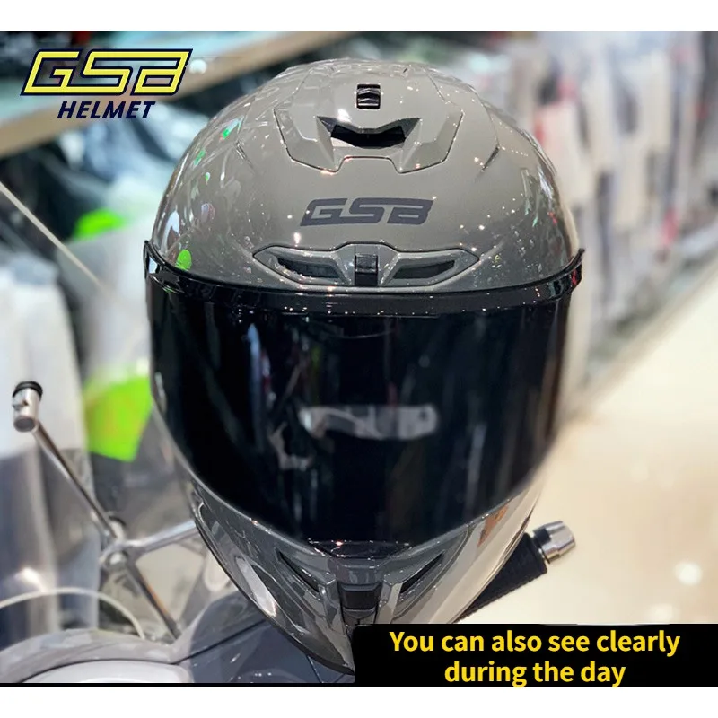 GSB Full Face Motorcycle Helmet Men Racing Motocross Helmet Downhill Casco Moto Motorbike Scooter Riding Helmets ECE Approved