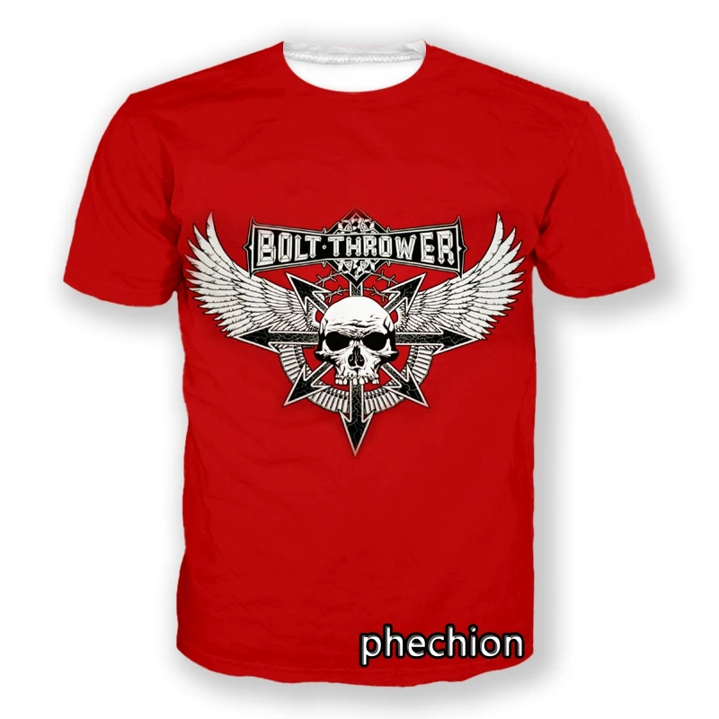 phechion New Fashion Men/Women Bolt Thrower 3D Print Short Sleeve T-Shirt Casual Hip Hop Summer T Shirt Tops S140