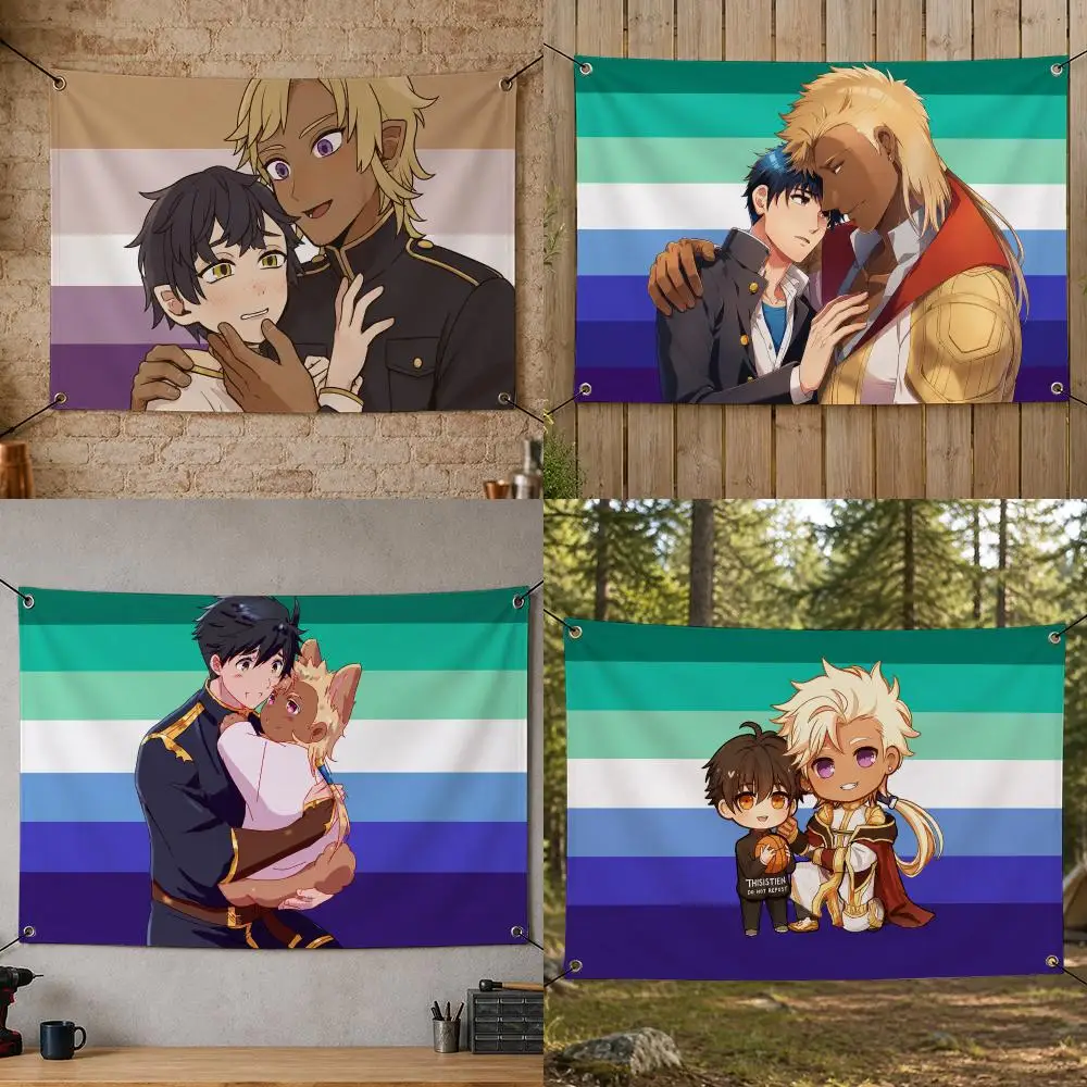 Anime Famous TV Art Original Series T-The Titan's Bride Flags Flag Banner for Bedroom Dorm Party Home Living Room Game Room Gift