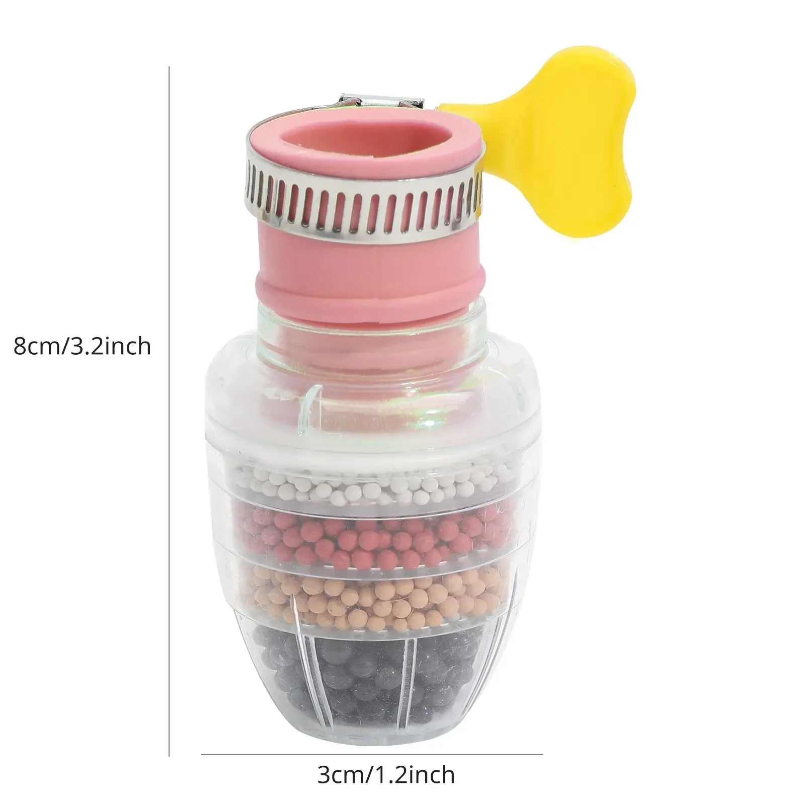 Showerheads Faucet Water Filter Household Retractable Rotatable Splash-proof Small Shower Water Filter Ordinary Faucet Universal