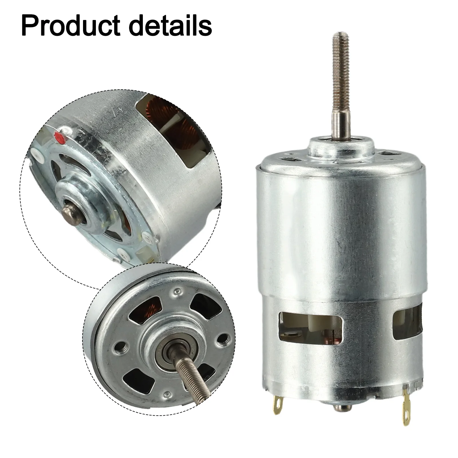 Lithium Battery for Lawn Mower Motor Accessories 755 Motor 21/24V Metal Silver Powerful Replacement Parts Kit High-Precision