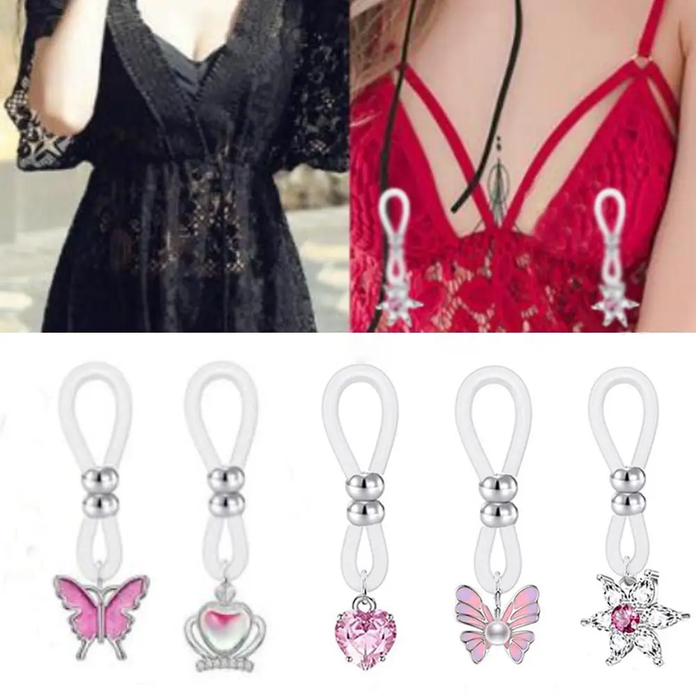 New Non-Piercing Fake Nipple Ring Faux Nipple Fake Piercing Fake Nipple Piercing Non Piercing 316L Surgical Steel Body Jewelry