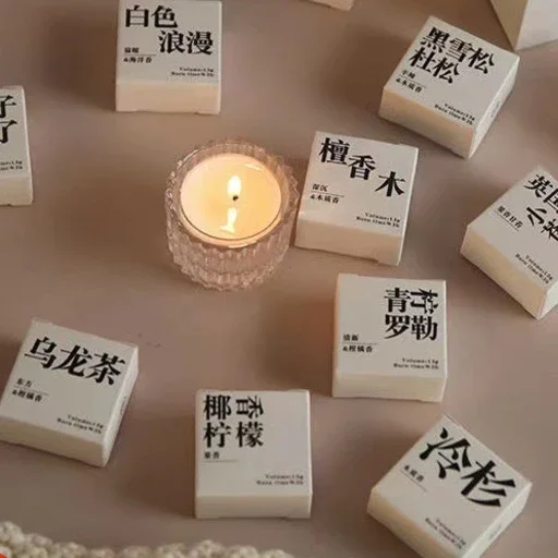 Literary And Artistic Aromatherapy Candle Souvenir Handmade Soybean Wax Essential Oil Romantic Smokeless Fragrance Ornament