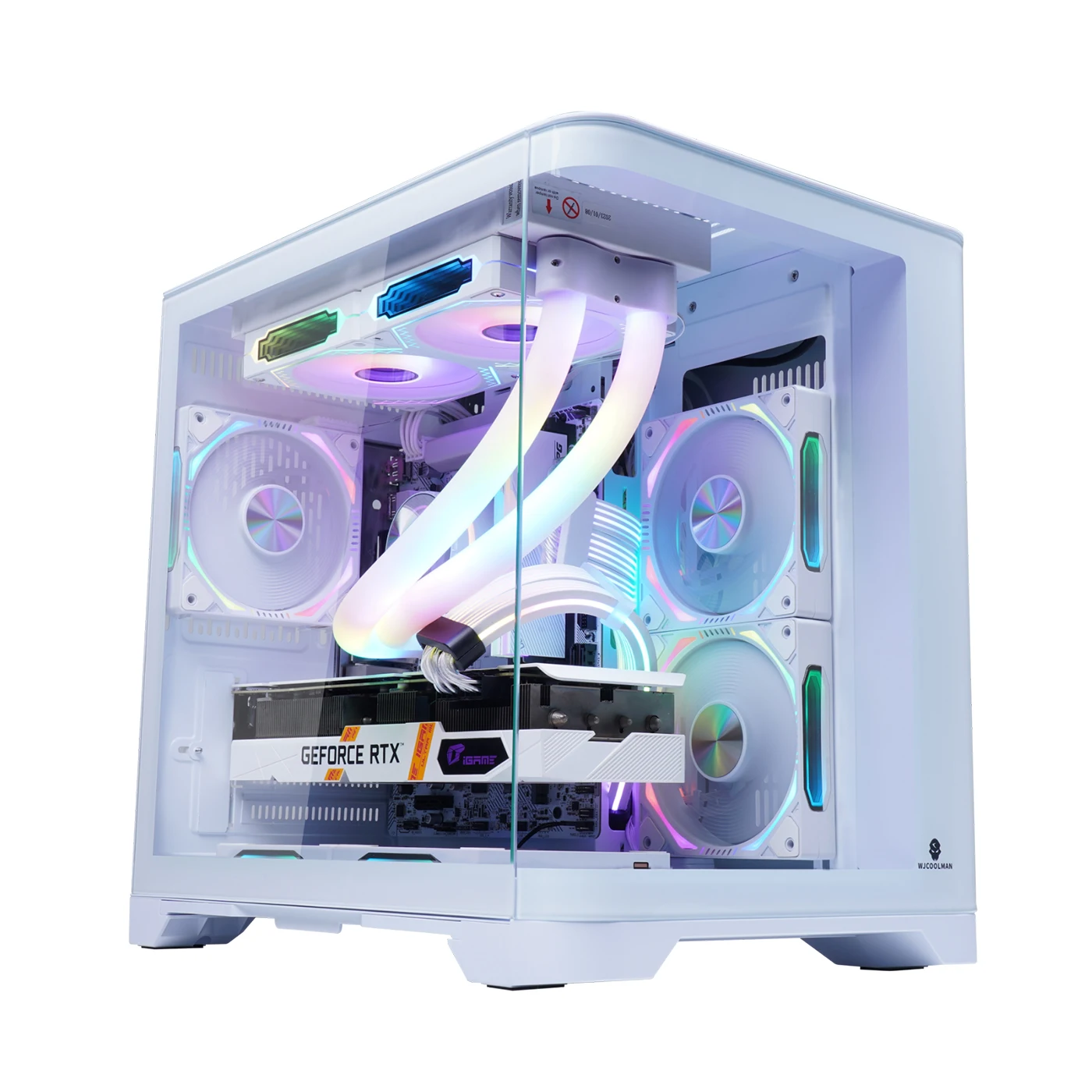 WJCOOLMAN Sky Ceiling MINI изо – обзор и цена Mini Itx Case Water Cooling Support