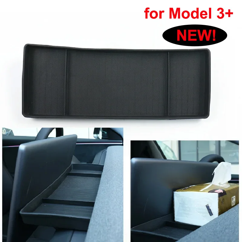 for Tesla Model 3 Highland 2024 Hidden ETC Bracket Tray Washable Panel Screen Rear Screen Rear Storage Box Tissue Box New Model3