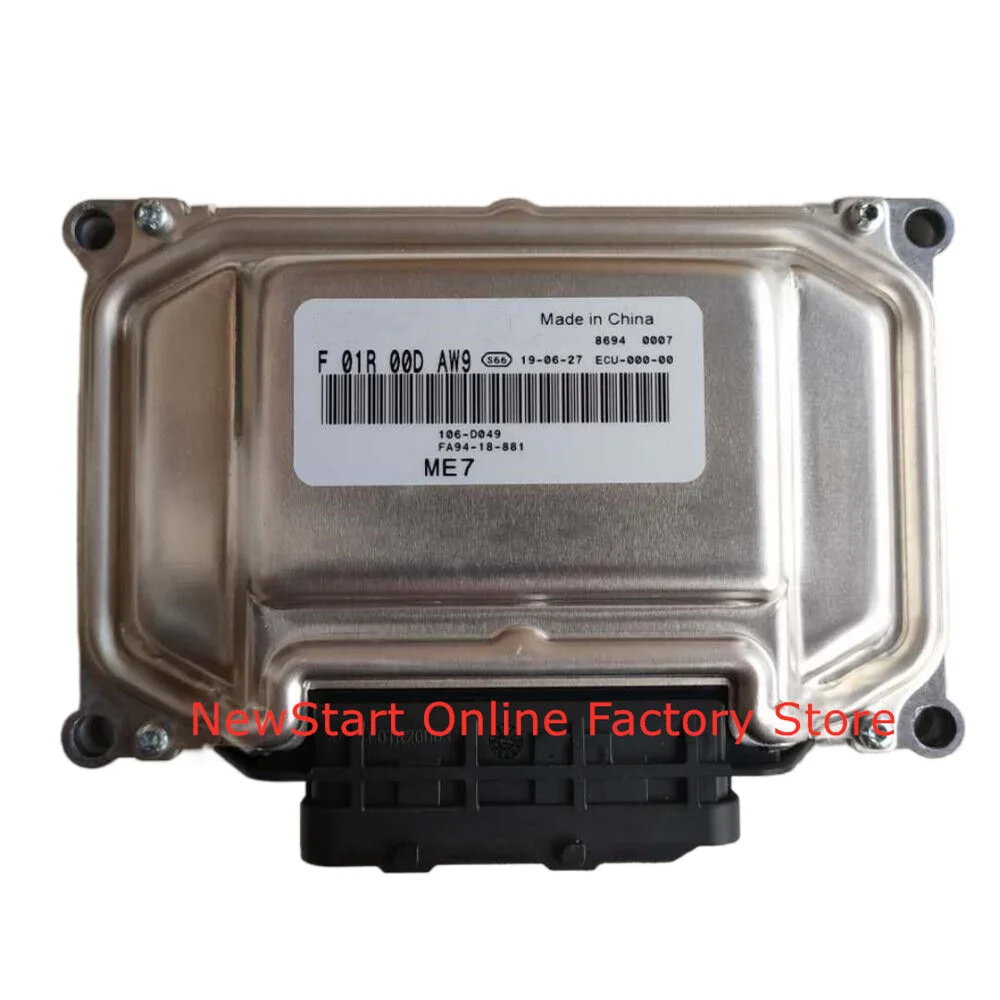 

F01R00DAW9 New ECU Original Engine Computer Board Electronic Control Unit F01RB0DAW9 FA94-18-881 ME7