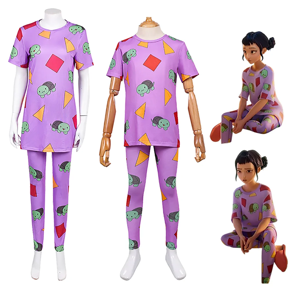 

KPOP ролевая игра охотники на демонов Huntrx Girl Group Zoey косплей пижамные штаны комплект для взрослых и детей Хэллоуин карнавал маскировка вечерние