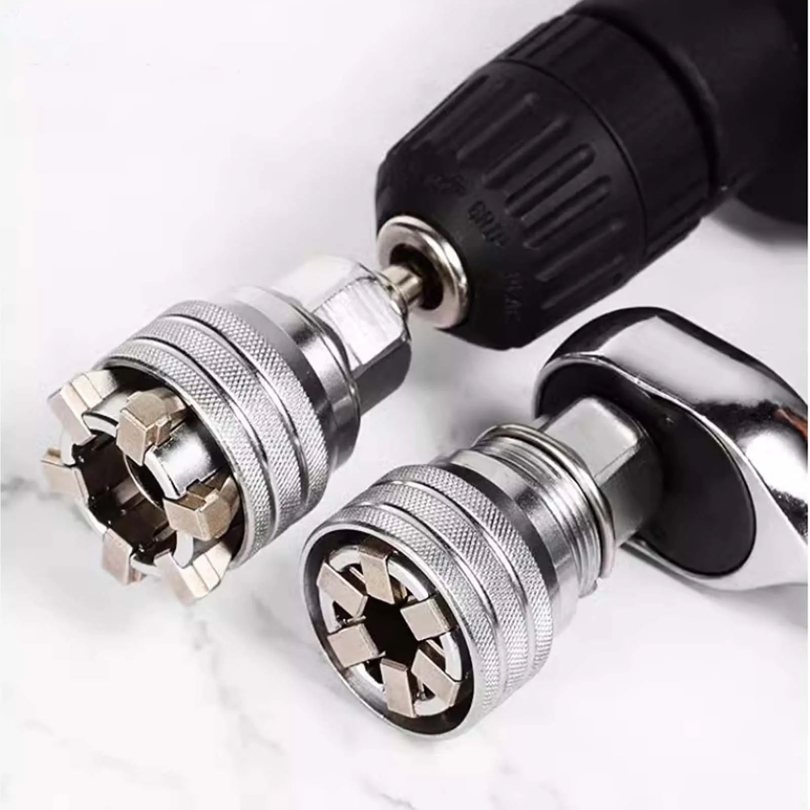 Universal Socket Head Wrench Set Universal Hand Drill Casing Power Tool Artifact Magic Socket Wrench