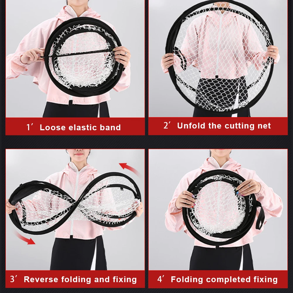 1-5 Pcs Golf Chipping Net Swing Trainer Indoor/Outdoor Chipping Pitching Cages Mats Golf Practice Net Golf Training Aids