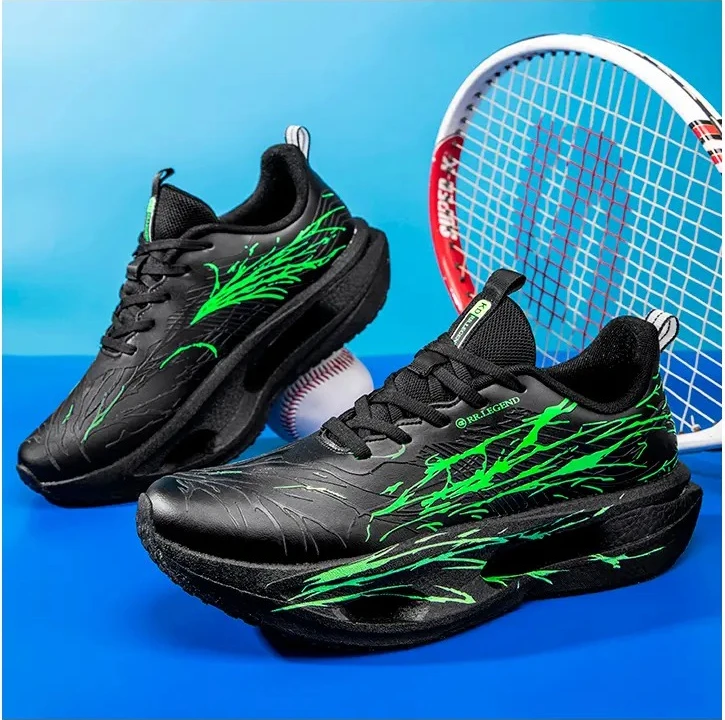 

Leather parent-child running shoes with soft soles for sports sneakers women mens sneakers