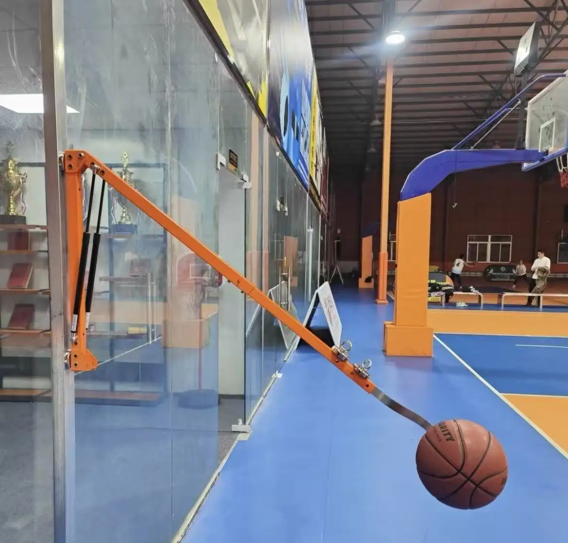 Wall-mounted Basketball Shooting Corrector, Hand Shot Training Aid to Keep Elbow In, for Smooth Shooting & Pitching Practice