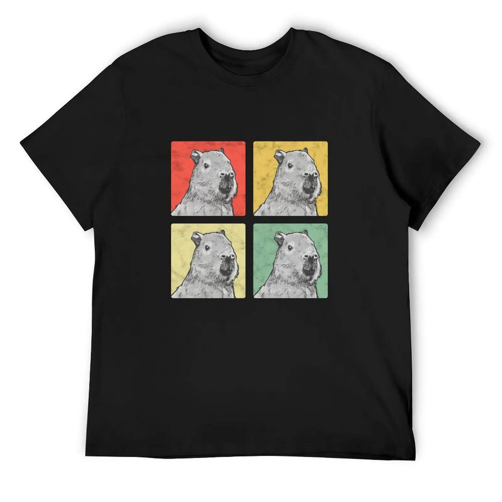 

Capybara Vintage South American Capybara T-Shirt shirts graphic tees clothes customizeds mens graphic t-shirts big and tall