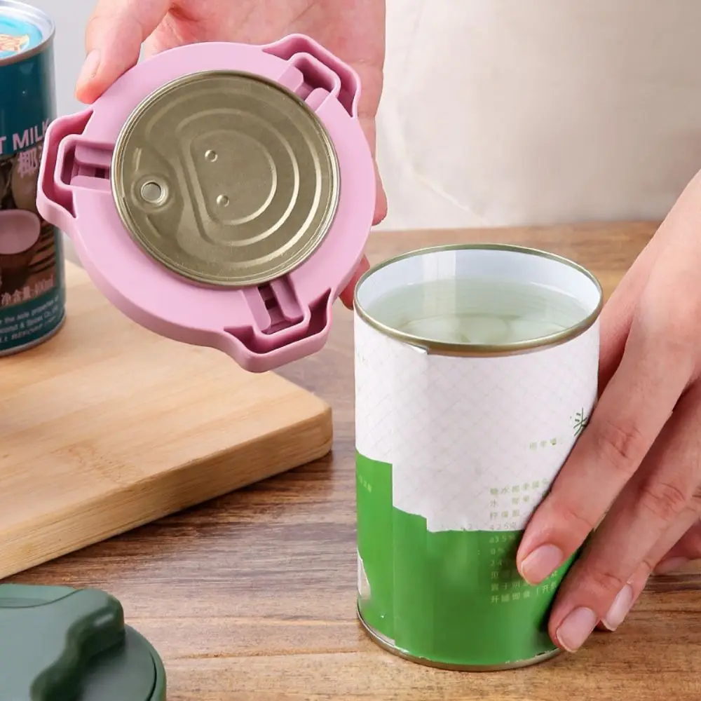 Manual Screw Can Opener Magnetic Labor-Saving Twist Cola Can Opener Rotating Design Bottle Lid Open Device Weak Hand