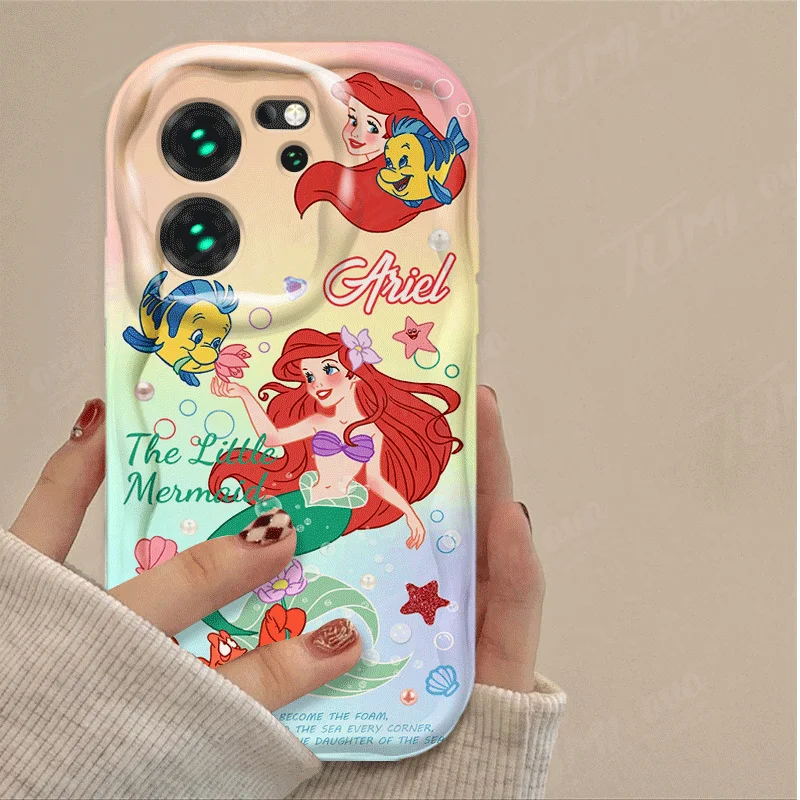 Disney Snow White Cinderella Phone Case For Xiaomi Redmi 12 12C 12R 11A 13C 10 10C 10X 9 Power 9A 9C 9T 8 K70E K70 K60 K50 Pro