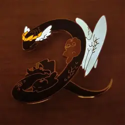 Lord of Mysteries luminescence Button Pin Cute Anime Character Brooch Badge for Backpack Accessories Decor