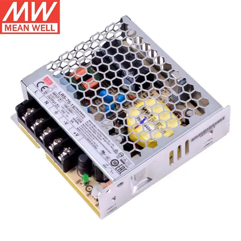 

Tai Wan MEAN WELL LRS-75-15 15VDC 5A Single Output Switching Power Supply Led Driver Brand New Original Authentic