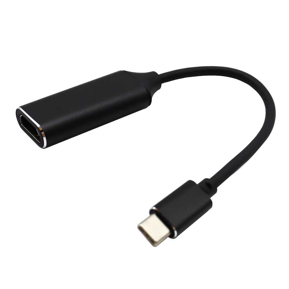 USB Type-C naar HDMI-compatibele kabel, USB-C naar HDMI converter, 4K Type-C naar HDMI kabeladapter voor MacBook, laptop, projector, telefoon