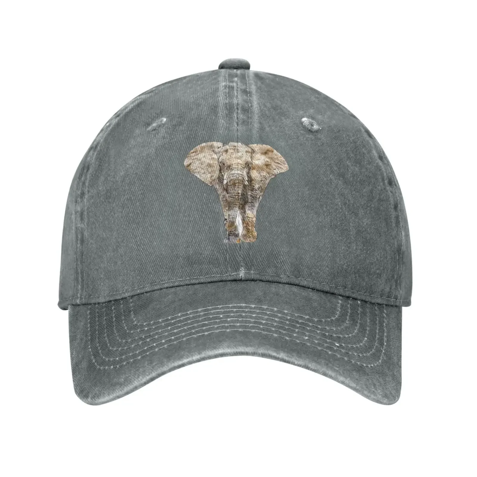 Elephant Baseball Cap for Men Women Vintage Trucker Hat Hats Dad Hat