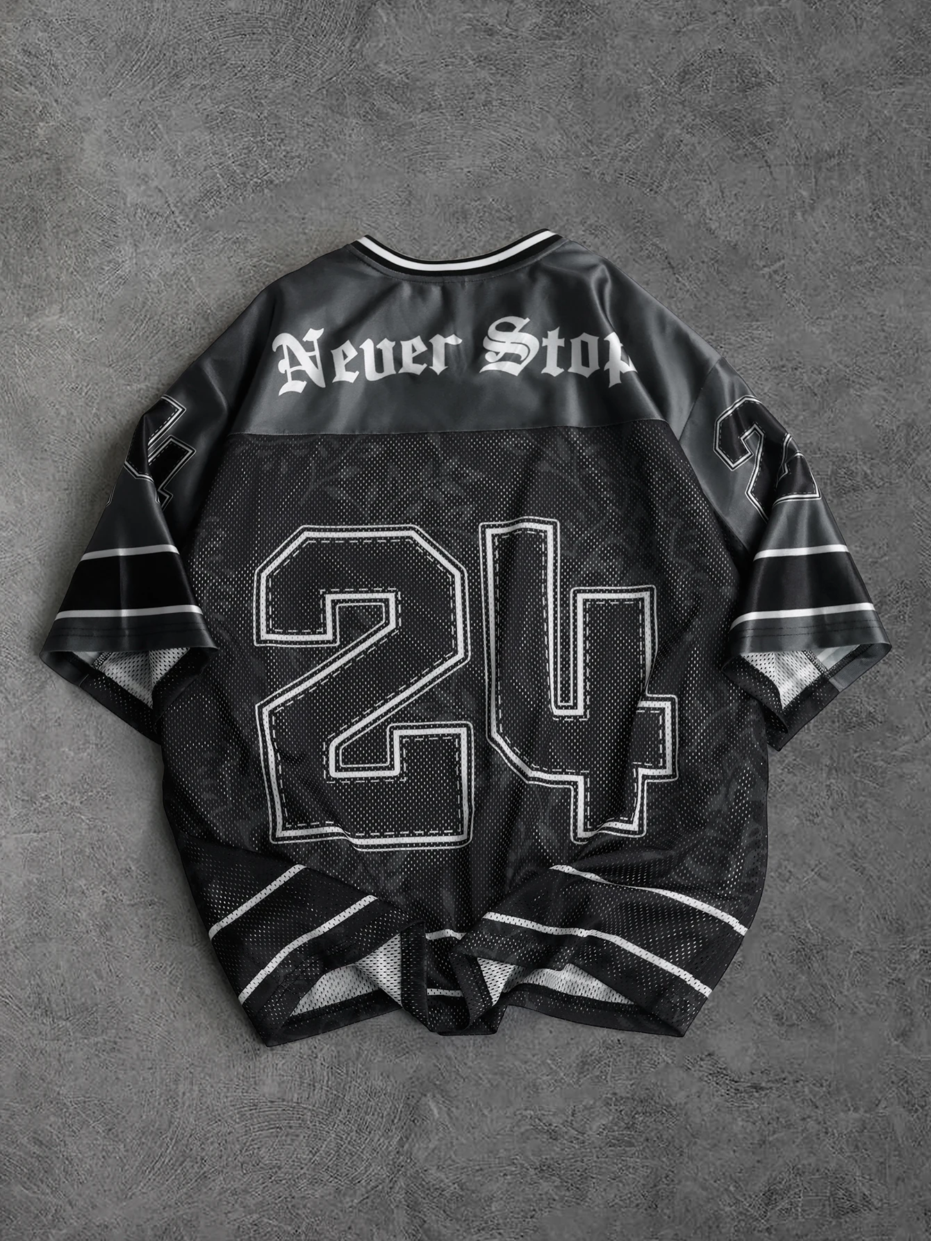 Men's Oversized Streetwear Jer - Streetwear Brand Football Jersey 评论和价格