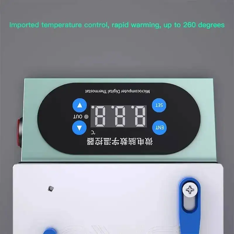 SK-H2 Universal Mini Heating Table Digital Thermostat Aluminum Alloy Platform for BGA PCB SMD Repair LCD Touch Screen Preheating