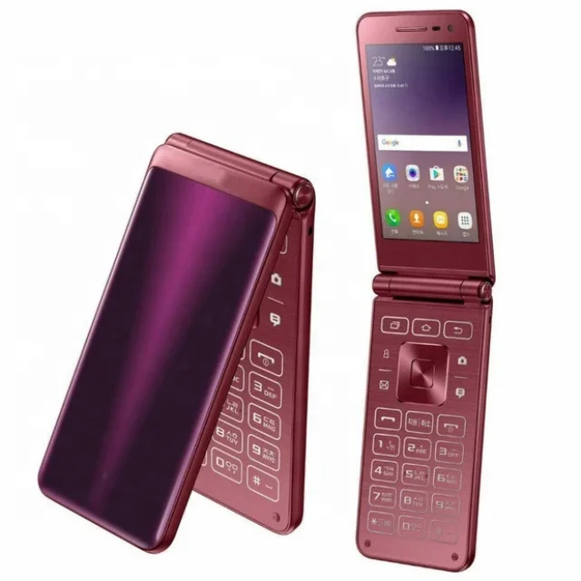 Free Shipping For Samsung Folder2 G1650 Dual Sim Original Unlocked Super Cheap Smart Touchscreen Flip Mobile Cell Phone By Post