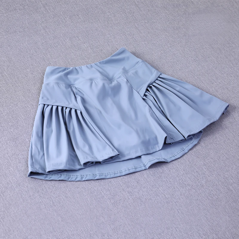 2024 new Exercise Loose Comfortable Quick Dry Running Fitness Double Layers Frills Pleated Golf Tennis Skirts