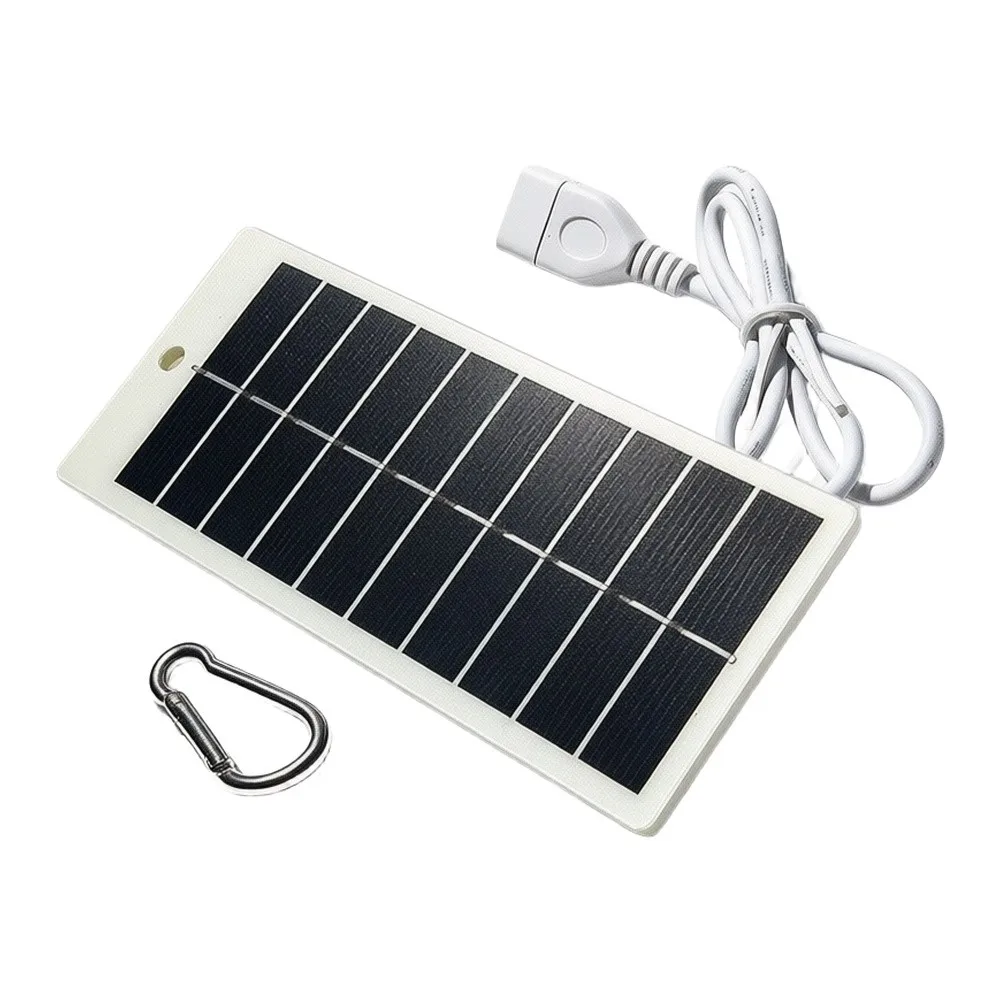 1.5W Portable Solar Charger for Outdoor Mobile Phones and Portable Lights with Polycrystalline Silicon and 5V Output