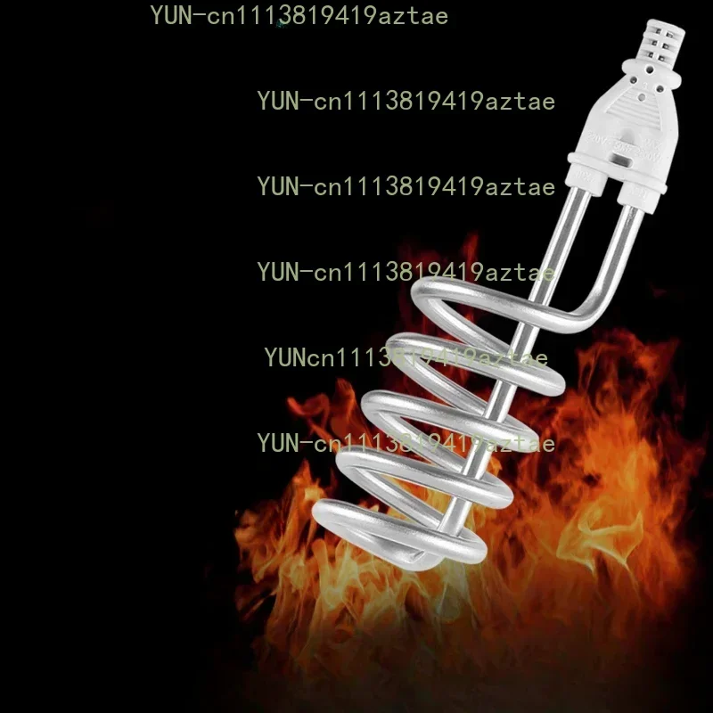 Safe and reliable stainless steel hot hot water rod household dormitory high power heating rod automatic power off water heater