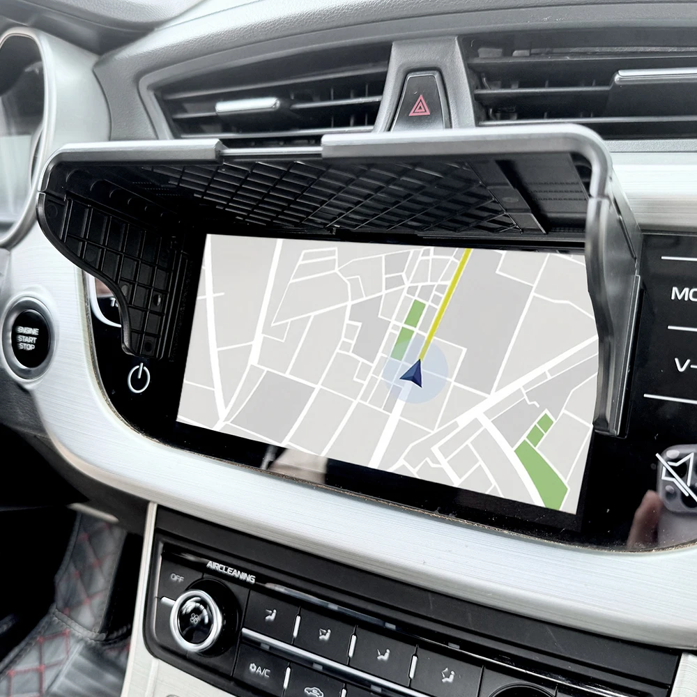 

Для автомобиля, автофургона, грузовика, прицепа, универсальный козырек для экрана, антибликовый щиток, GPS-навигация, солнцезащитный козырек, аксессуары для экрана центрального управления