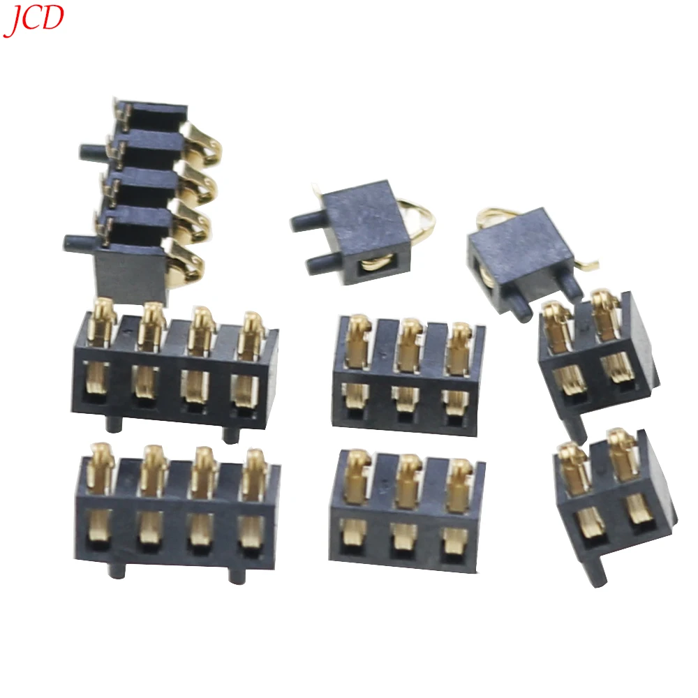 

1Pcs Battery Seat Shrapnel Battery Connector 2.54 Pitch BC-35-1P 2P 3P 4P Charging Sand Shrapnel Test