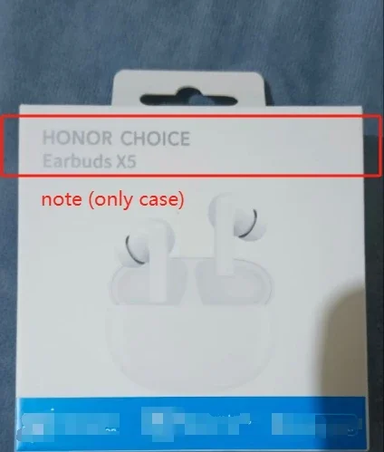 For HONOR CHOICE Earbuds X5 case cartoon Anti loss ring hearphone Box honor CHOICE x5 Silicone Shockproof Case