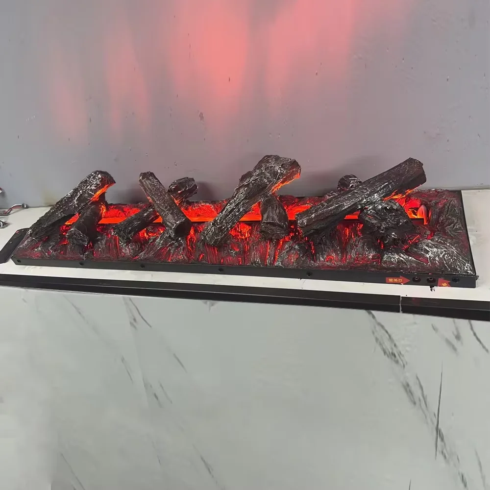 Steam fireplace 3D embedded electronic fireplace RGB bar villa simulation charcoal flame color humidifier atomizing fireplace