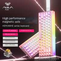 Aula Hero 68he Ultra Gaming Keyboard And Mouse Kits With Magnetic Switch Custom Mechanical Wired Accessories For E-Sport Gift