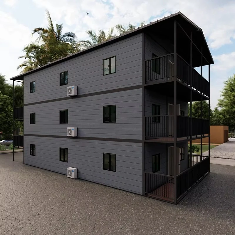 رخيصة الثمن بالجملة 20FT 40FT حاوية منزل الجاهزة 3 قصة 3 6 غرفة نوم الجاهزة المنازل الجاهزة فيلا فاخرة