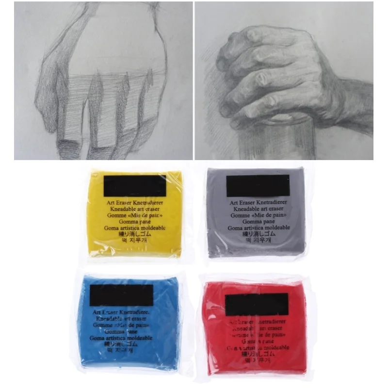 Разноцветные Ластики для смешивания, смешивания, разглаживания и искривления