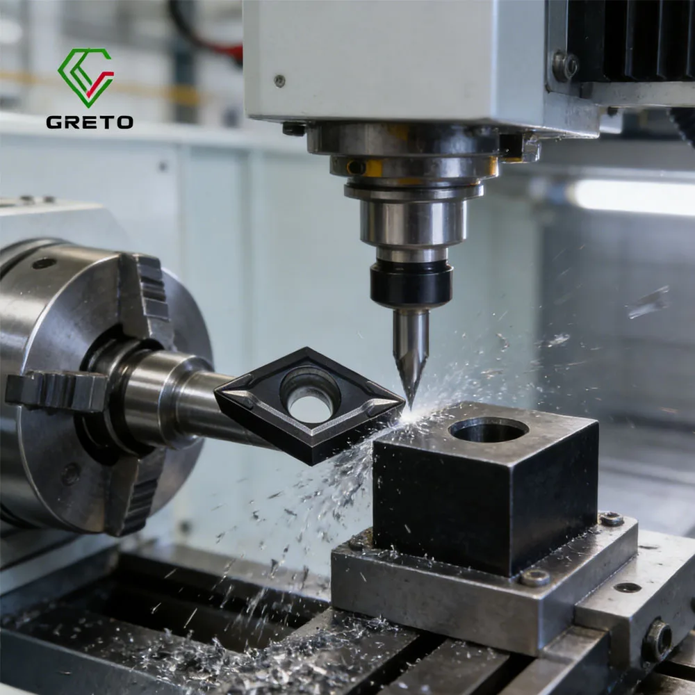 GRETO DCMT11T304-SL DCMT11T308-SL GM2205 Carbide Insert Turning Tool Inserts For Stainless steel