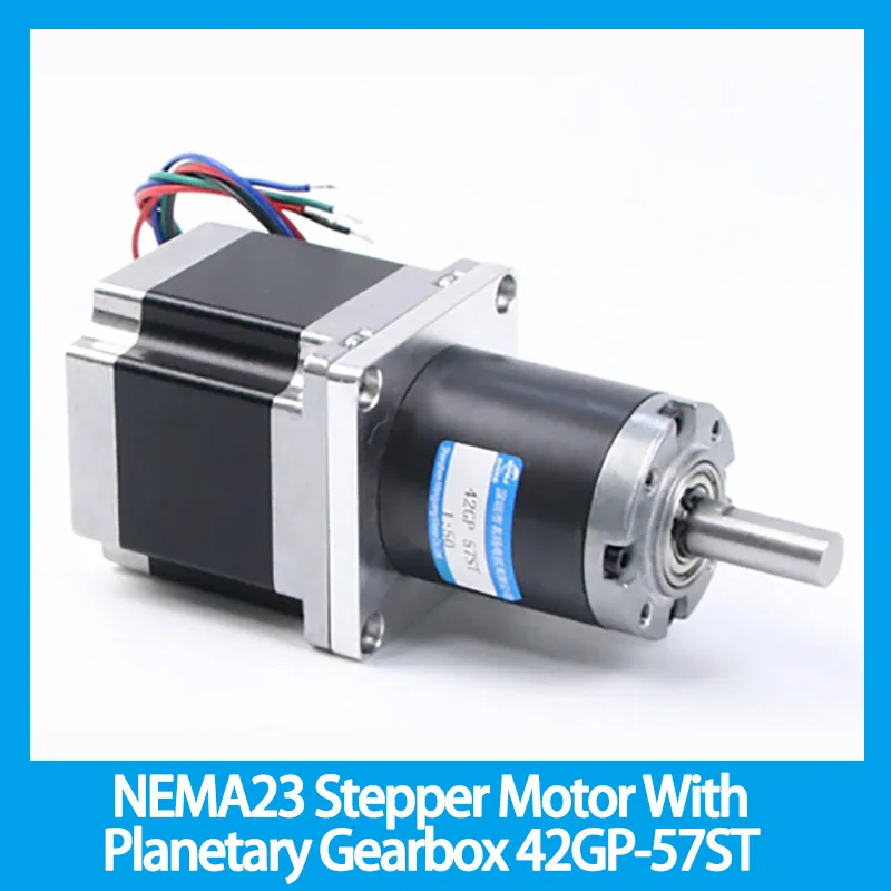 NEMA23 Stepper Motor With Planetary Gearbox 42GP-57ST Worm Gear Reducer Large Torque DC motor 1.8 ° 57mm Hybrid Stepper Motor