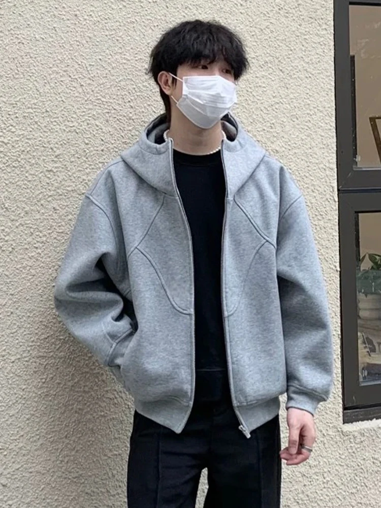 

Мужская толстовка с флисовой подкладкой, утепленная, оверсайз, в американском ретро-стиле, с цветочным принтом, повседневная, весна-осень