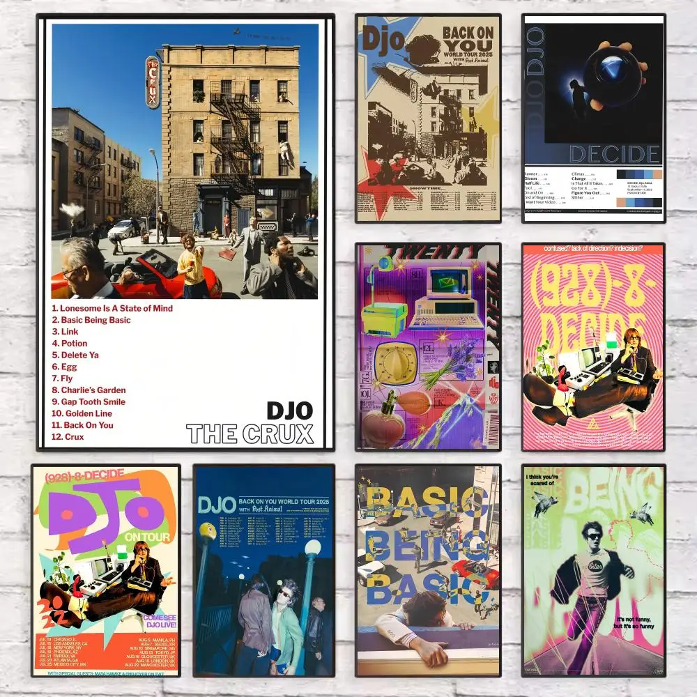 

Singer Djo Album Cover Poster Wall Art Sticky for Living Room Bedroom Office Hallway Bar Home Decor Gift Idea