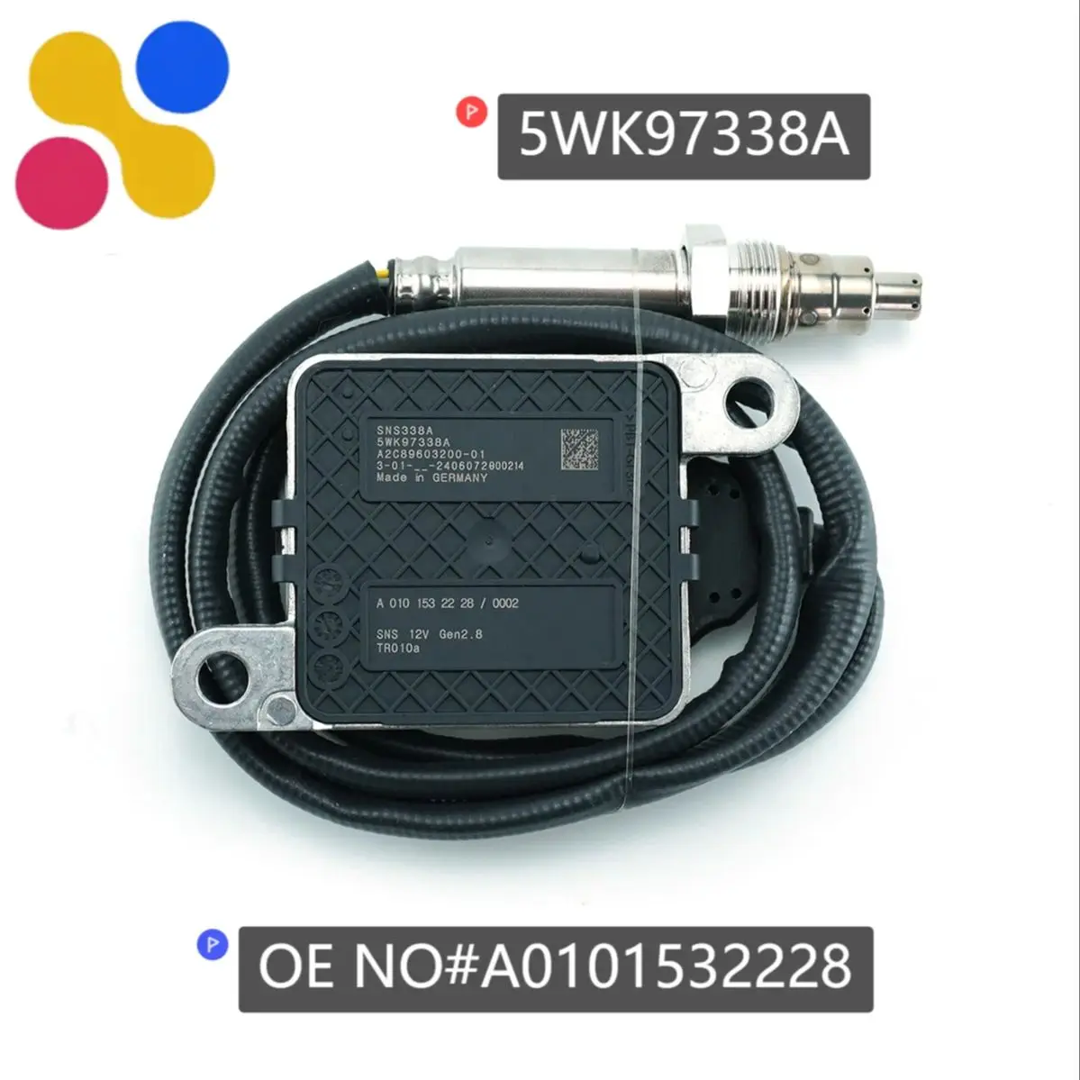 

A0101532228 5WK97338A 5WK9 7338A A 010 153 22 28 Nitrogen Oxygen Sensor NOX Sensor For Mercedes-Benz DD15 Freightliner Truck