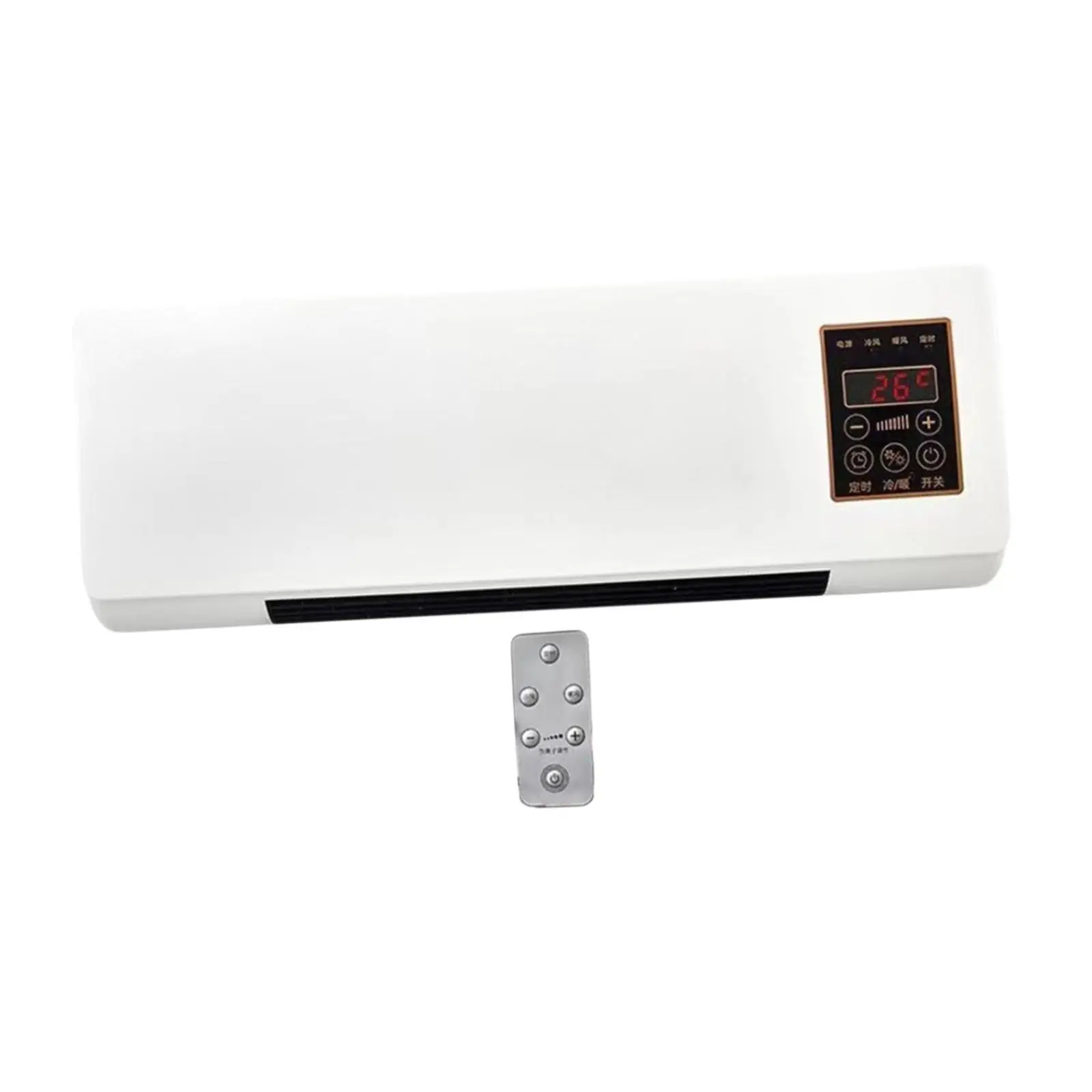Electric Heater Jp Plug Low Noise Timer Adjustable Dual Use Portable Wall Mounted Air Conditioner for Bathroom Indoor Office Electric Heater Jp Plug Low Noise Timer Adjustable Dual Use Portable Wall Mounted Air Conditioner for Bathroom Indoor Office