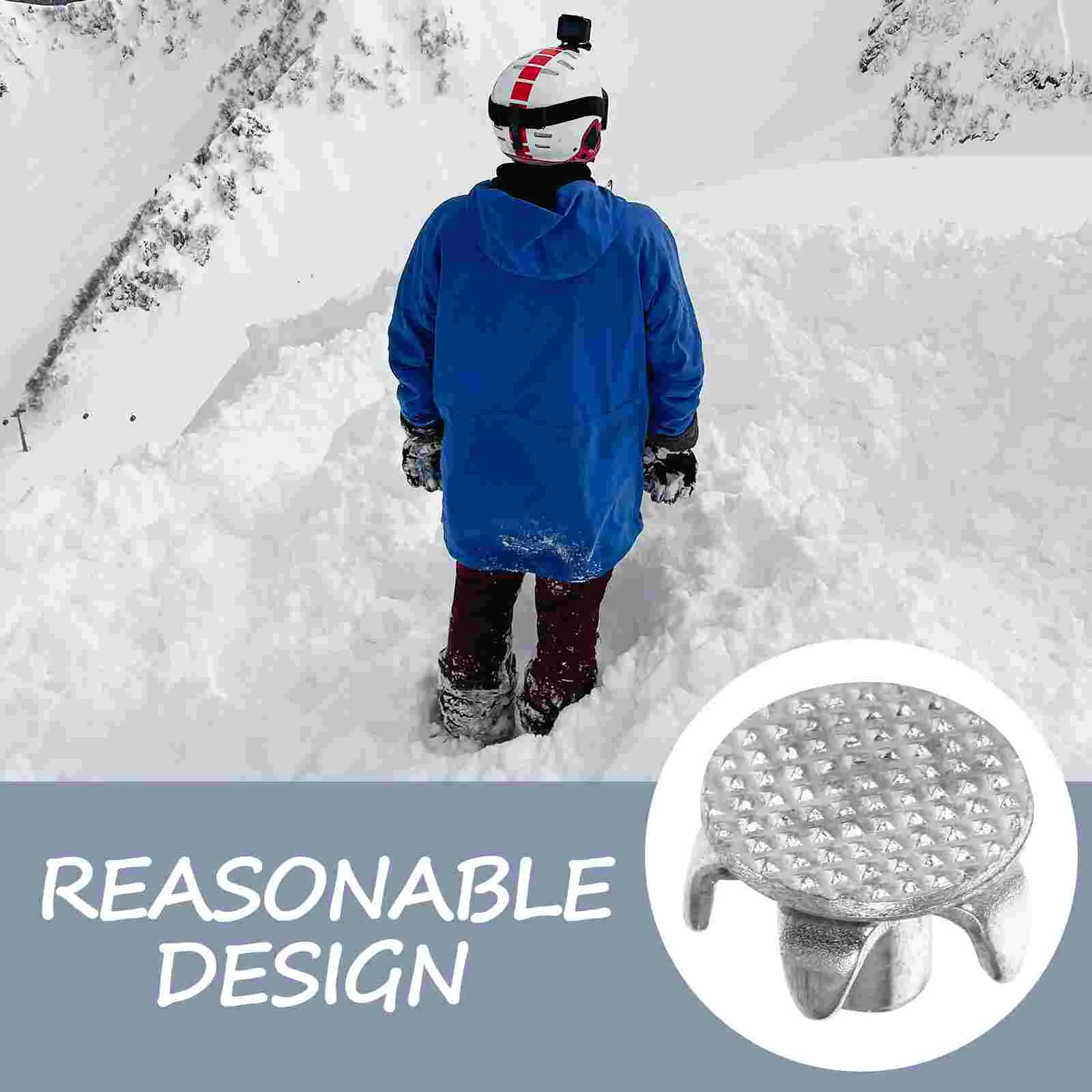 15 Pcs Crampon Nails Snowfield Shoe Spike Non-slip Shoes Climbing Anti-slip Spikes Steel Travel