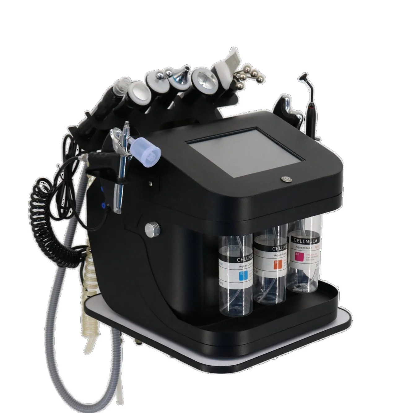 10 in 1 Deep Pore Cleaning Facial Cleansing Machine H2O2 Beauty Skin Dermabrasion Peel Oxygen Jet Beauty Equipment for Face Neck view 6