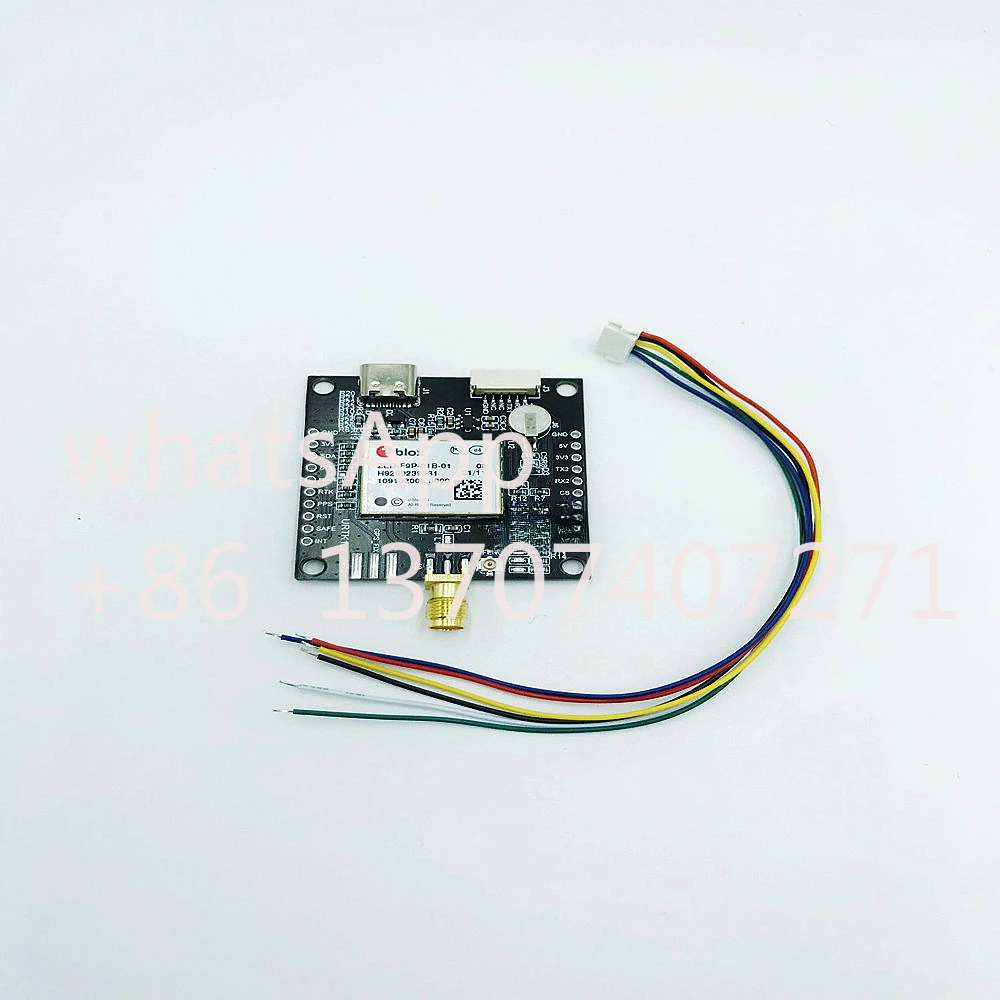 1PCS  ZED-F9P  01B 02B GNSS RTKdifferential high precision centimeter-level GPS module board GNSS BeidouUAV mapping f9p board